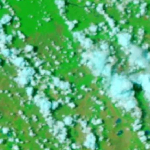Incendio cerca de Municipio San Ramón (13 oct) — NASA satellite