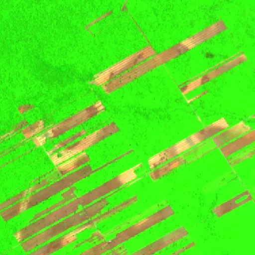 Wildfire near Urubichá (Oct 21) — Sentinel-2 SWIR (fuego)