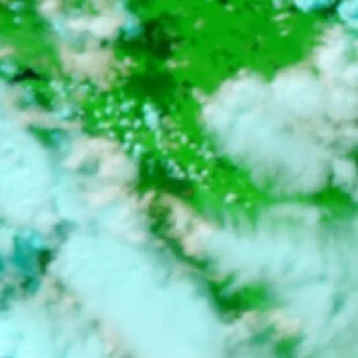 Wildfire near Municipio Urubichá — NASA satellite