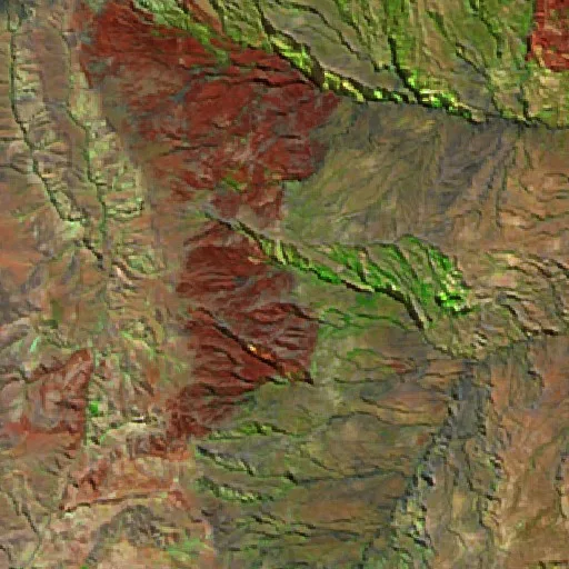 Wildfire near Municipio Villa Charcas — Sentinel-2 SWIR (fuego)