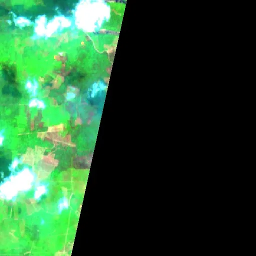Wildfire near Nanga Bulik (Oct 22 · SW) — Sentinel-2 SWIR (fuego)