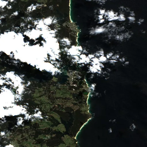 Narooma Bushfire — Sentinel-2 true color