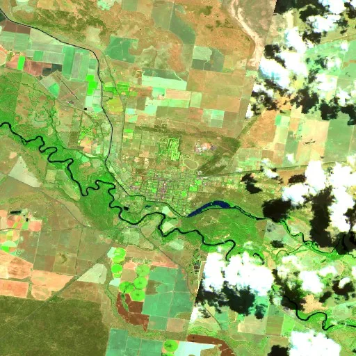 Incendio cerca de Narrandera (sin fecha #5) — Sentinel-2 SWIR (fuego)