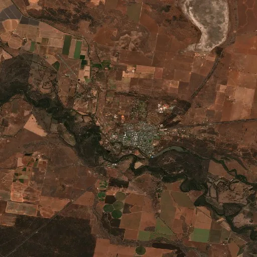 Narrandera Bushfire — Sentinel-2 true color