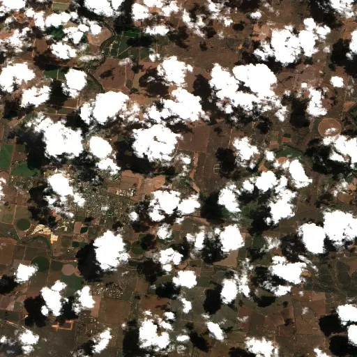 Incendio cerca de Narromine — Sentinel-2 true color