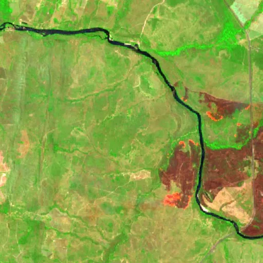 Wildfire near Natividade (Sep 20) — Sentinel-2 SWIR (fuego)