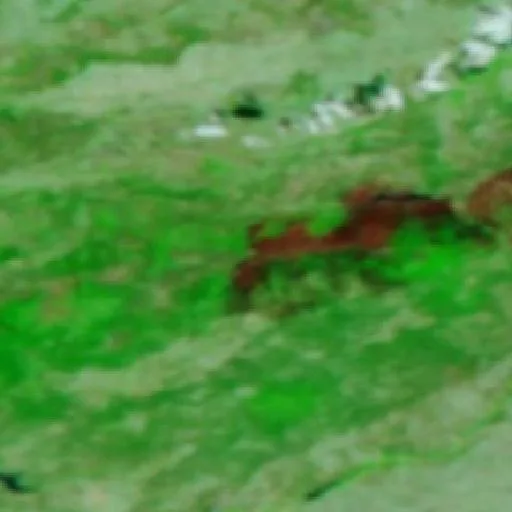Wildfire near Navaluenga (Aug 1) — NASA satellite