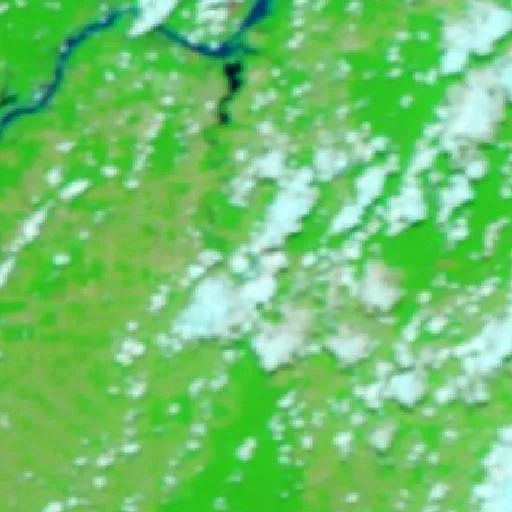 Wildfire near Nazaré (Oct 7) — NASA satellite