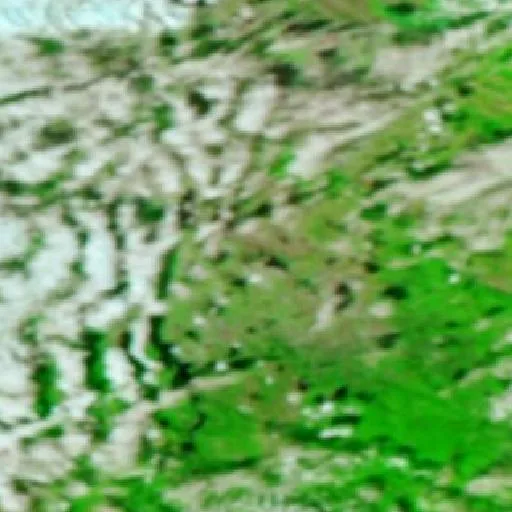 Wildfire near Negotino — NASA satellite