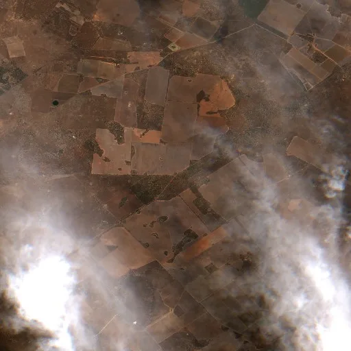 Nevertire Bushfire — Sentinel-2 true color