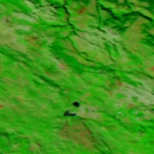 Wildfire near Nikšić (Oct 2) — NASA satellite