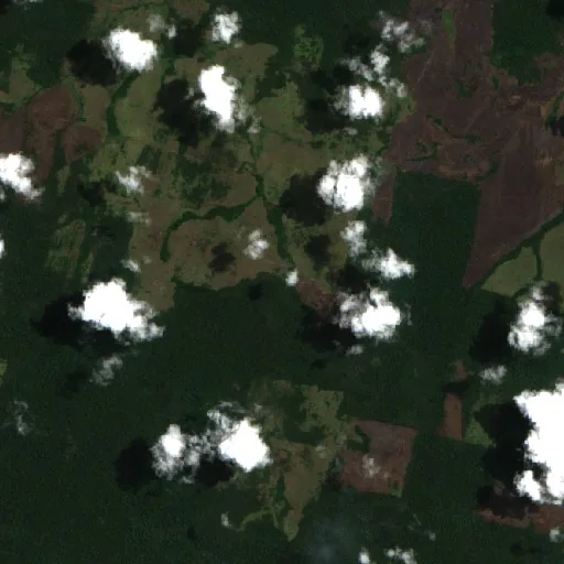 Incendio cerca de Nita — Sentinel-2 true color