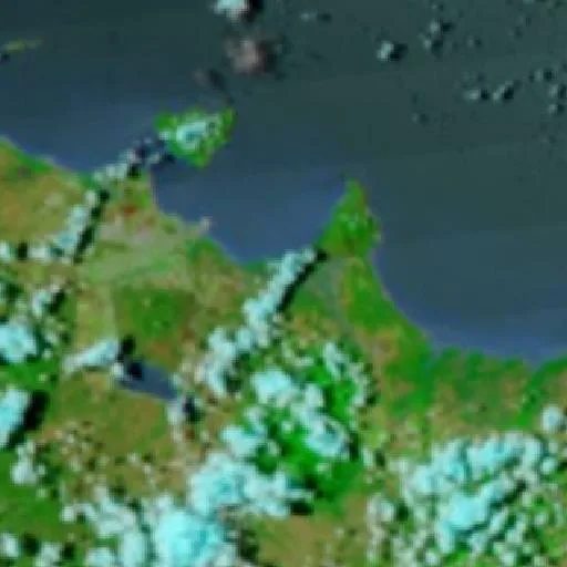 Nome Bushfire — NASA satellite