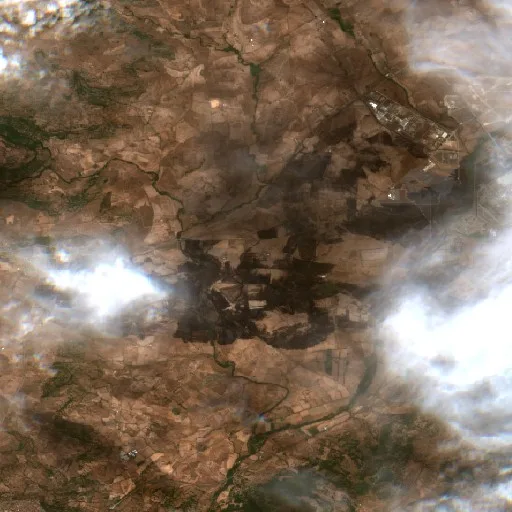 Wildfire near Noragugume (Jul 17) — Sentinel-2 true color