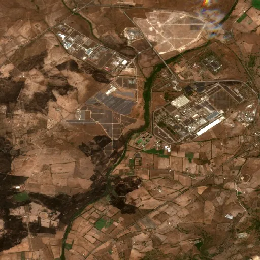 Incendio Wildfire near Noragugume (IT) — Sentinel-2 true color