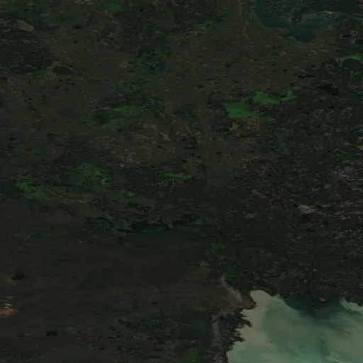 Wildfire near North Slave Region (Jul 4 #2) — Sentinel-2 true color