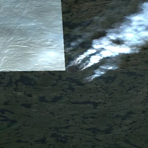 Wildfire near North Slave Region (Jul 13) — Sentinel-2 true color