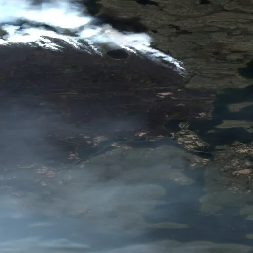 Incendio cerca de North Slave Region (Jul 18 · E) — Sentinel-2 true color