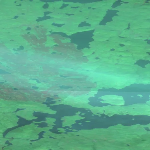 Incendio cerca de North Slave Region (13 jul · N) — Sentinel-2 SWIR (fuego)