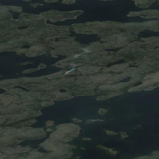 Incendio cerca de North Slave Region — Sentinel-2 true color