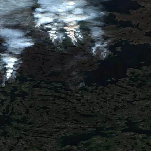 Incendio cerca de North Slave Region (Jul 4) — Sentinel-2 true color