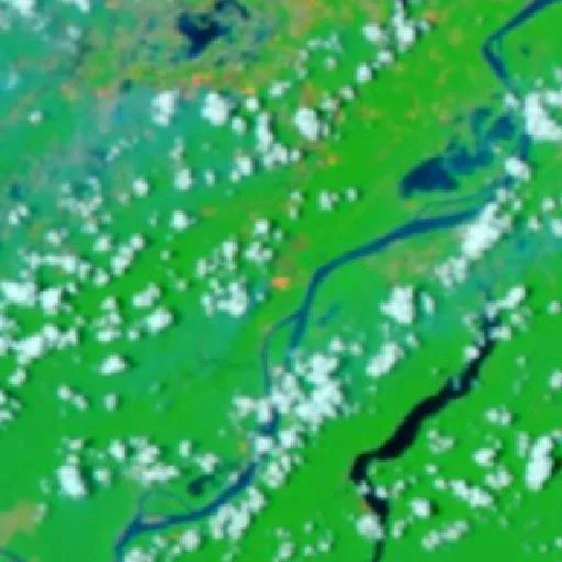 Incendio cerca de Nova Olinda do Norte (9 oct) — NASA satellite