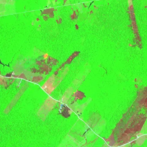 Incendio cerca de Novo Aripuanã (22 sep · N) — Sentinel-2 SWIR (fuego)