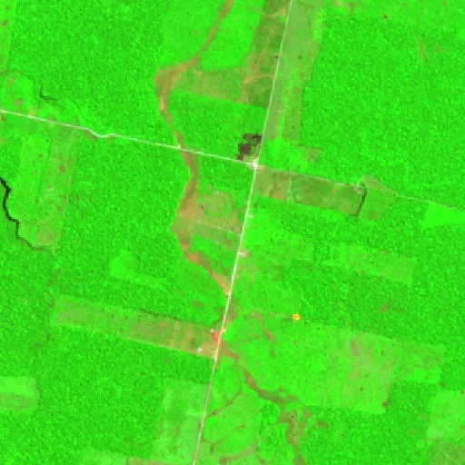 Incendio cerca de Novo Aripuanã — Sentinel-2 SWIR