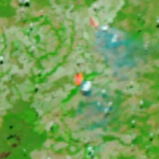 Incendio cerca de Novo São Joaquim (6 ago) — NASA satellite