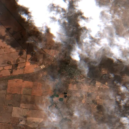 Nyngan Bushfire — Sentinel-2 true color