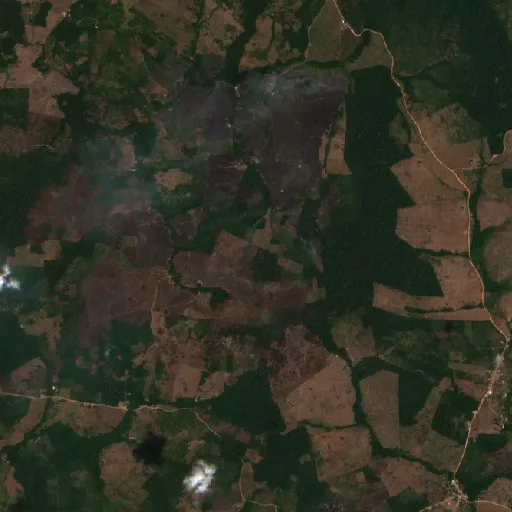Wildfire near Óbidos (Oct 30) — Sentinel-2 true color
