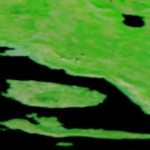Wildfire near Omiš, Dalmatia — NASA satellite