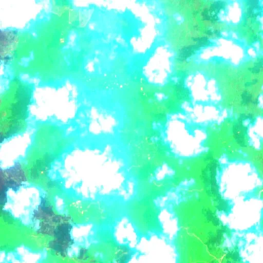 Wildfire near Onimsari (Oct 9 · SW) — Sentinel-2 SWIR (fuego)