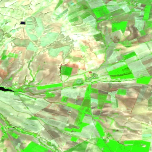 Wildfire near Ovacık — Sentinel-2 SWIR (fuego)