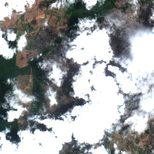 Wildfire near Pacajá (Oct 3) — Sentinel-2 true color