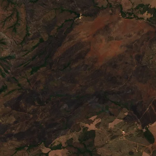 Incendio cerca de Padre Bernardo — Sentinel-2 true color