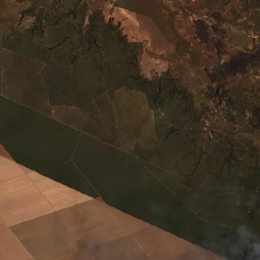 Incendio cerca de Palmeira do Piauí (17 sep) — Sentinel-2 true color