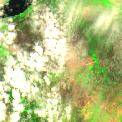 Incendio cerca de Palmeirante — Sentinel-2 SWIR (fuego)