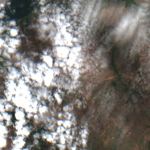 Incendio cerca de Palmeirante — Sentinel-2 true color