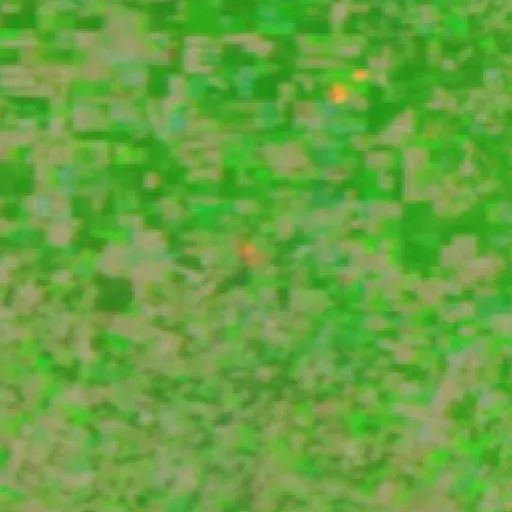 Incendio cerca de Pampa del Infierno — NASA satellite