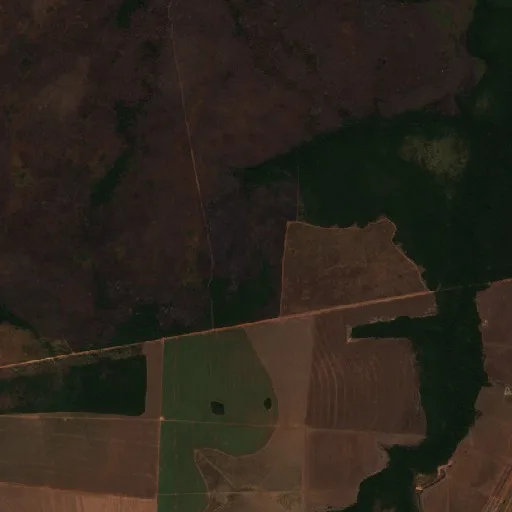 Wildfire near Paranatinga (Jul 27) — Sentinel-2 true color