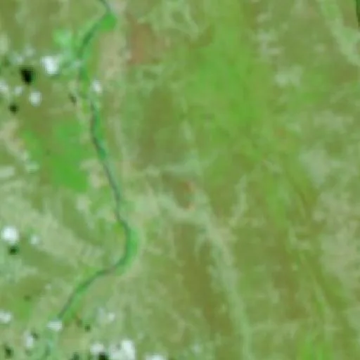 Wildfire near Paratinga — NASA satellite