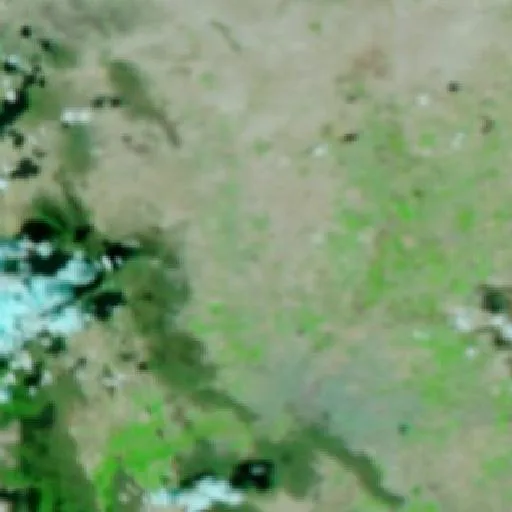 Wildfire near Pastor Rovaix — NASA satellite