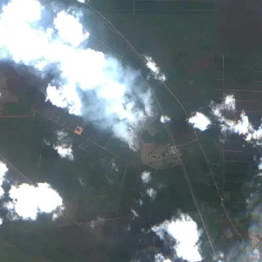 Incendio cerca de Pedamaran (28 sep) — Sentinel-2 true color