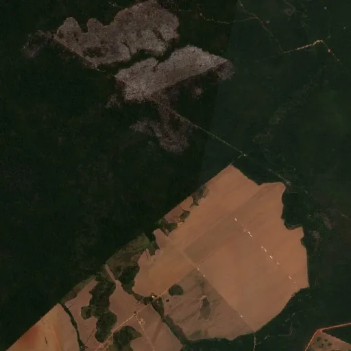 Incendio cerca de Peixoto de Azevedo (18 ago) — Sentinel-2 true color