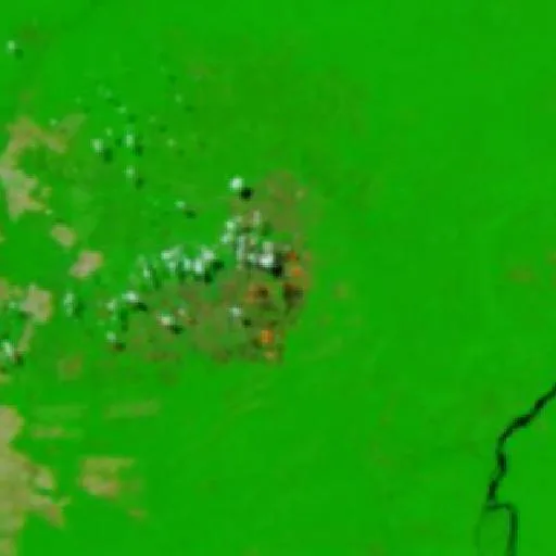 Incendio cerca de Peixoto de Azevedo (2 ago) — NASA satellite