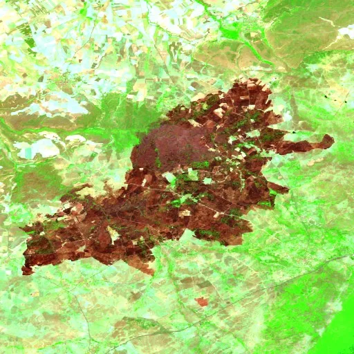 Incendio cerca de Pelayos del Arroyo — Sentinel-2 SWIR (fuego)