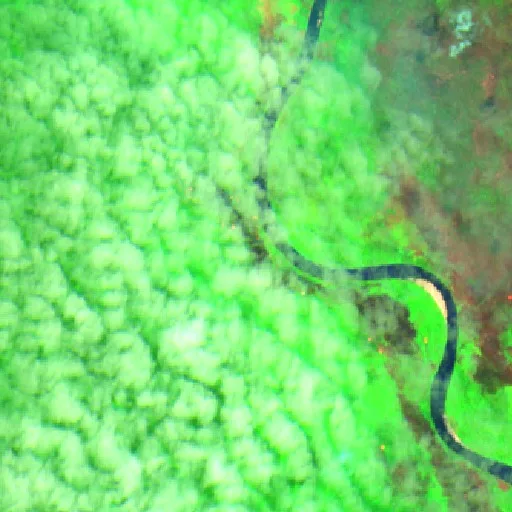 Wildfire near Pembuanghulu (Sep 19 · S) — Sentinel-2 SWIR (fuego)