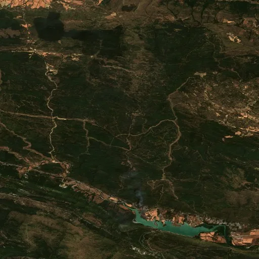 Incendio cerca de Peñas de Riglos, Las — Sentinel-2 true color