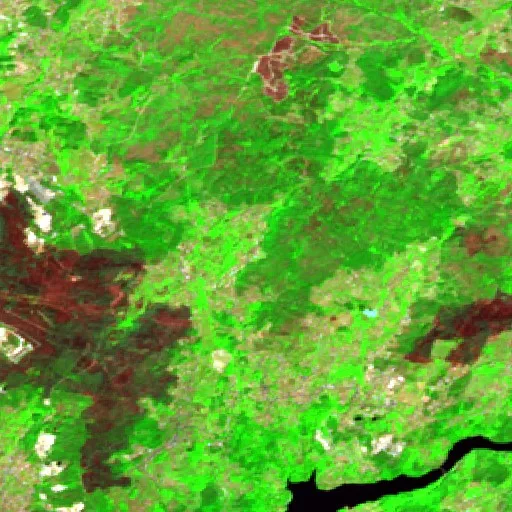 Incendio cerca de Perafita — Sentinel-2 SWIR (fuego)